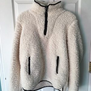 Sherpa Fleece Sweatshirt